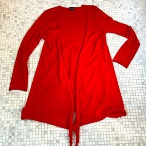 Malina Gerber Red Cardigan with Twists